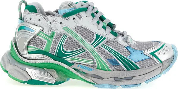 Multicolor Polyethylene Athletic Sneakers