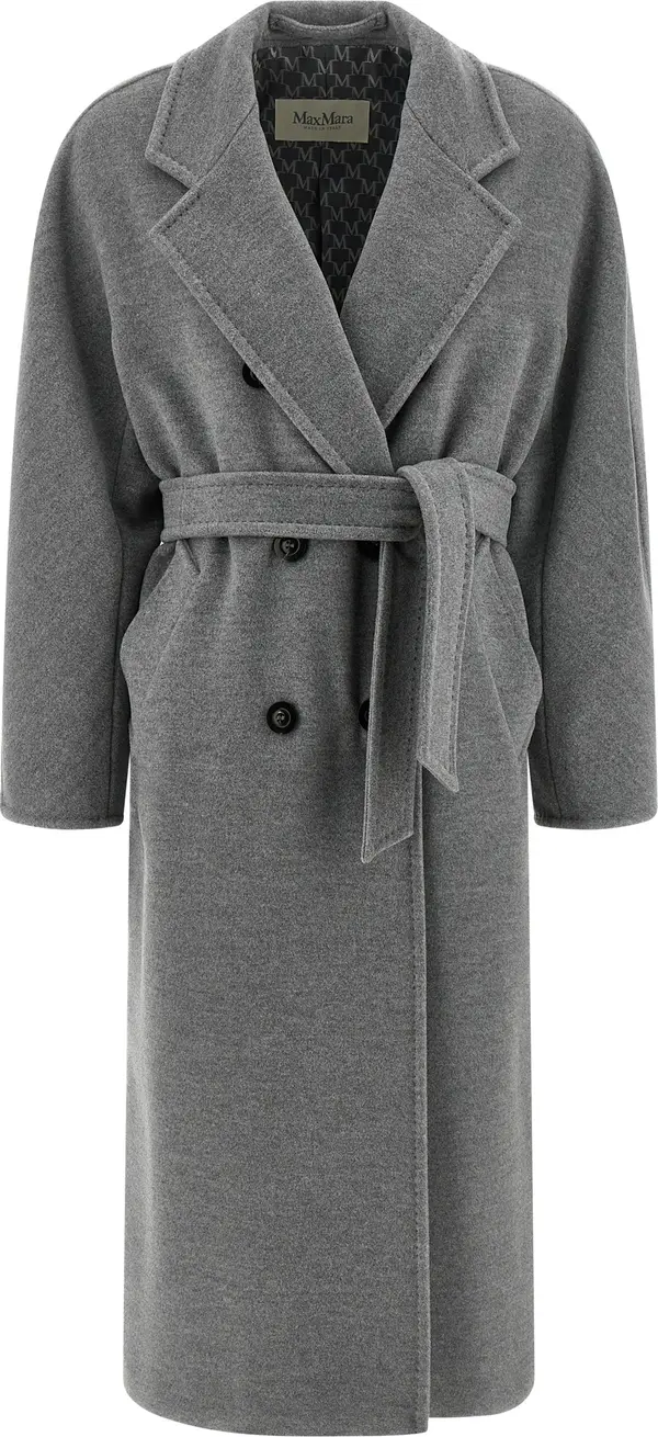 Gray Virgin Wool Coat