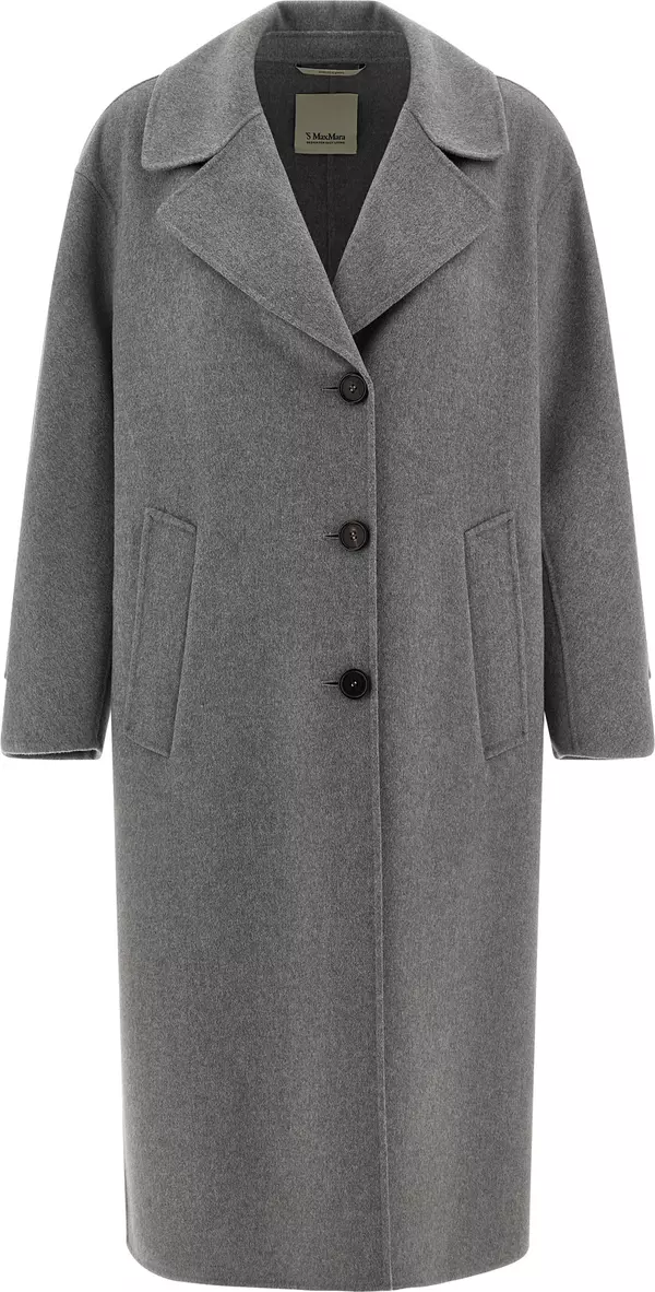 Gray Virgin Wool Coat