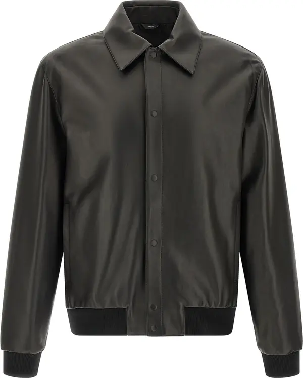 Black Lamb Leather Leather Jacket