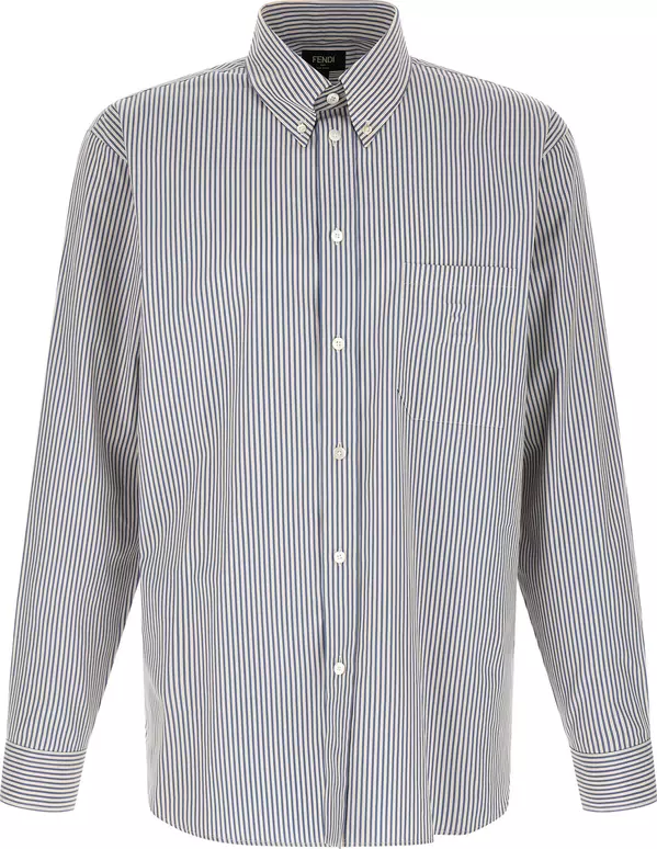 Blue Cotton Blouse