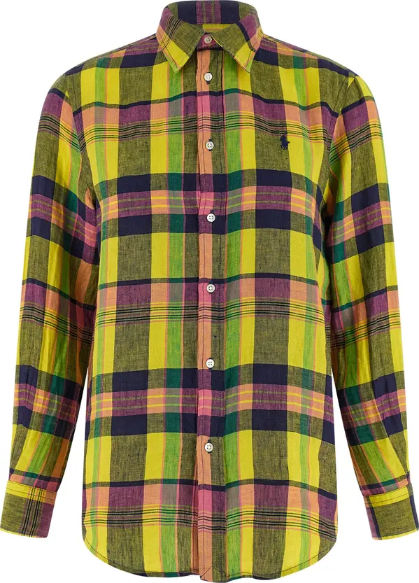 Multicolor Linen Blouse
