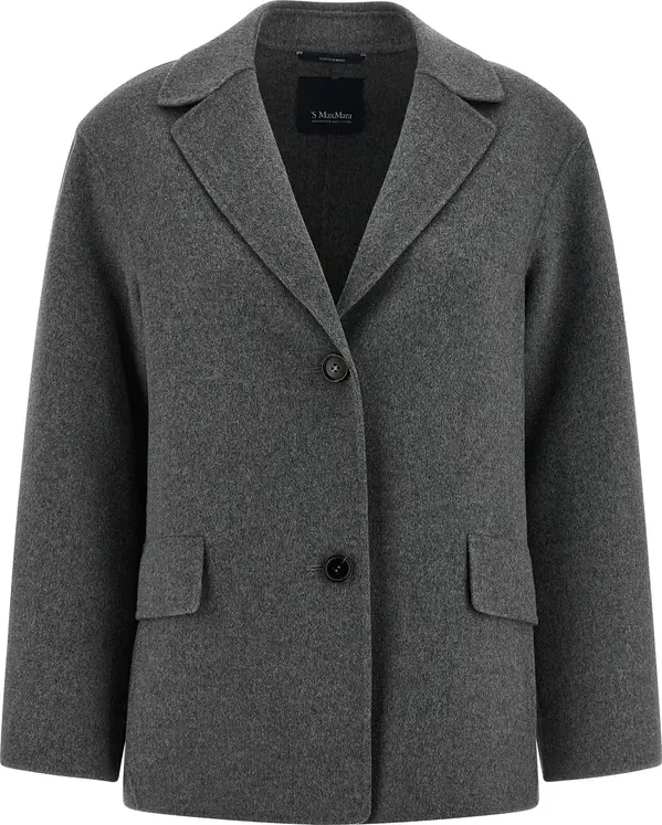 Gray Virgin Wool Blazer