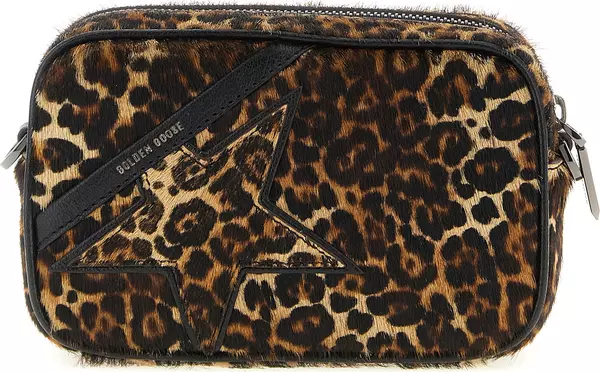 Multicolor Cowhide Crossbody Bag