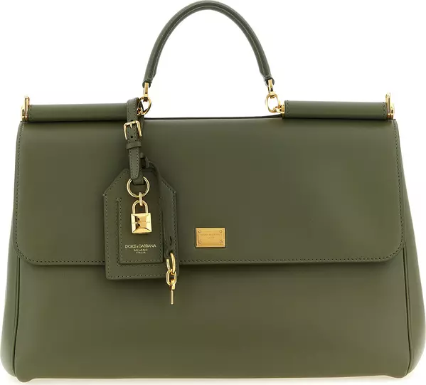 Bicolor Calfskin Handbag
