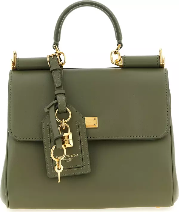 Bicolor Calfskin Handbag