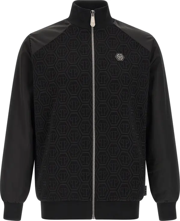 Black Cotton Sweatshirt