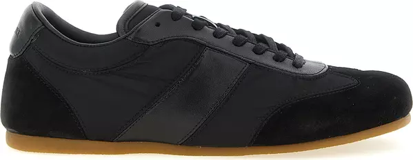 Black Polyamide Athletic Sneakers