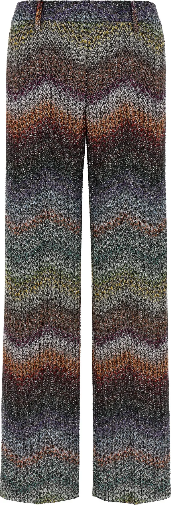 Multicolor Viscose Casual Pants