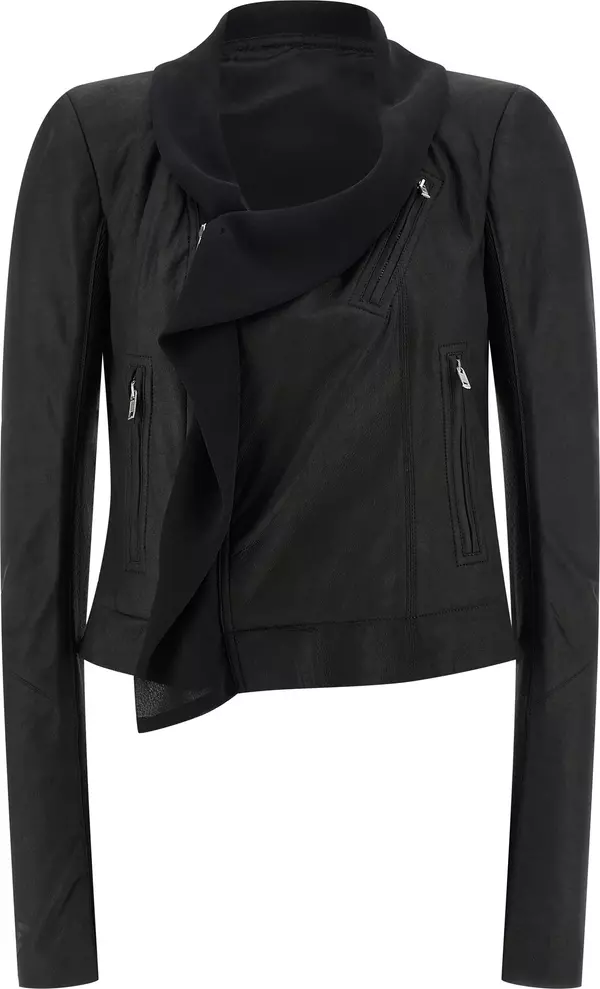 Black Lamb Leather Leather Jacket