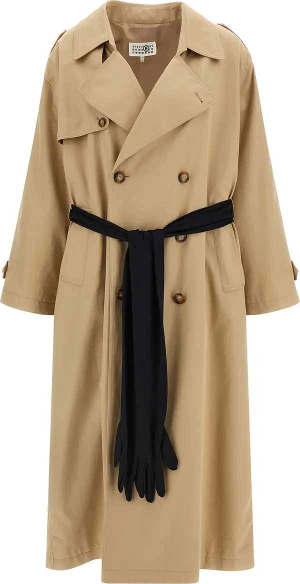 Beige Cotton Coat