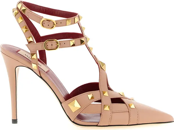Multicolor Calfskin High Heel Pumps