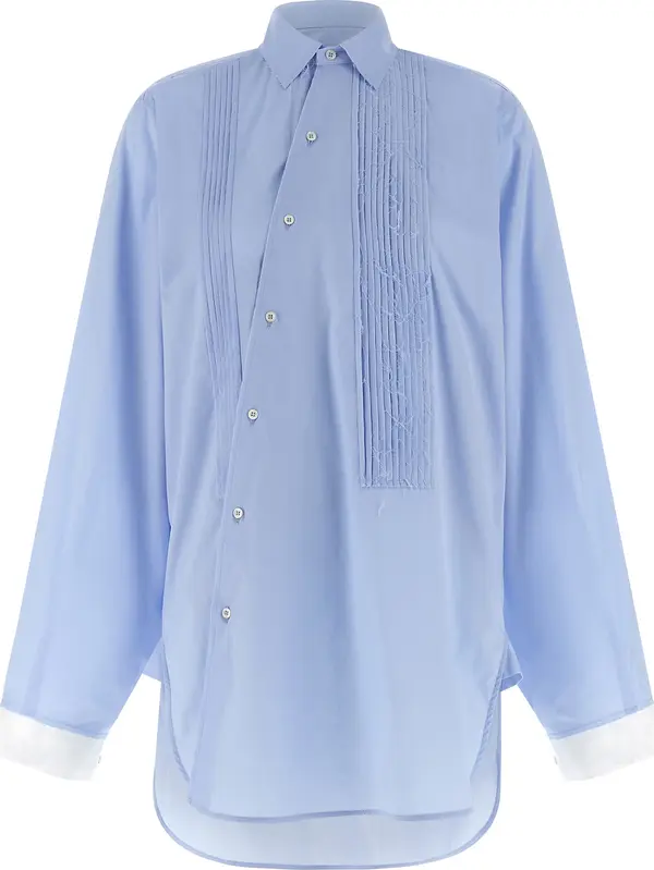 Blue Cotton Blouse