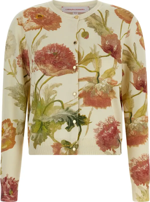 White Silk Cardigan