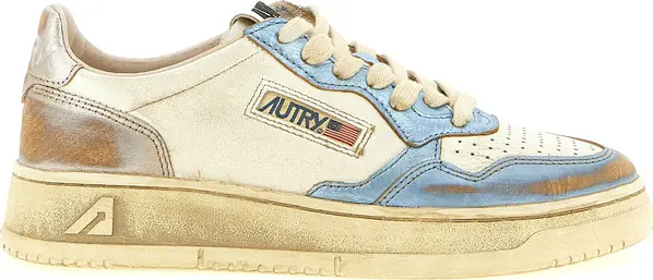 Multicolor Bull Skin Low Top Sneakers