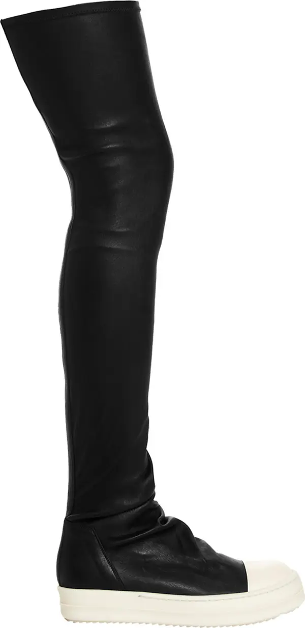 Bicolor Cotton Over The Knee