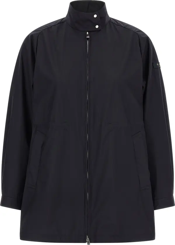 Blue Nylon Shell Jacket
