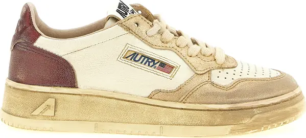 Multicolor Cowhide Low Top Sneakers