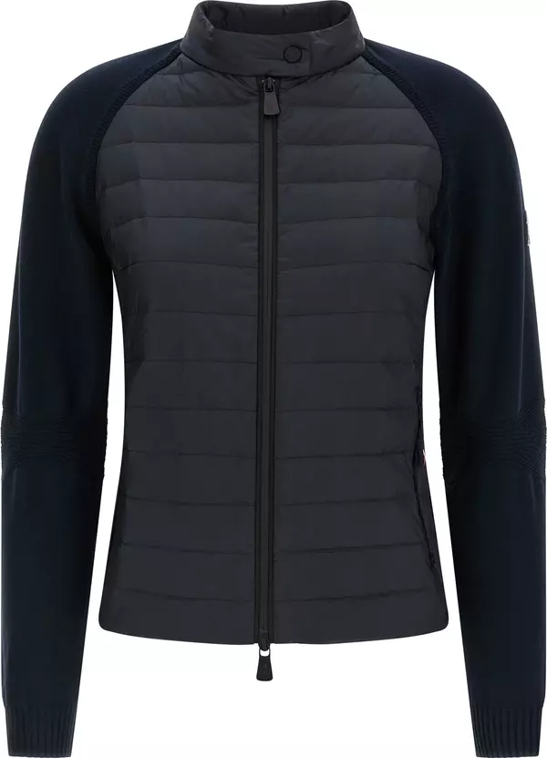Blue Polyamide Cardigan