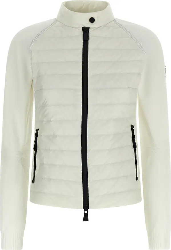 White Polyamide Cardigan