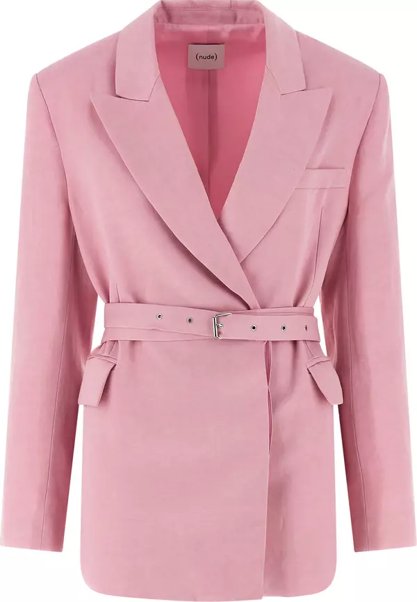 Multicolor Linen Blazer