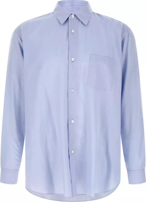 Blue Cotton Blouse