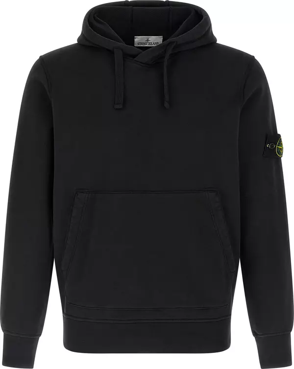 Black Cotton Sweatshirt