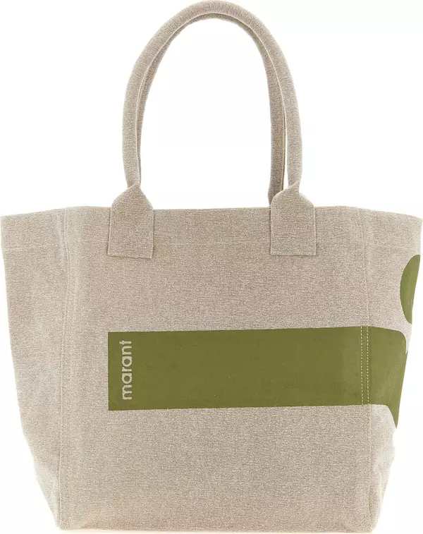 Bicolor Cotton Tote Bag