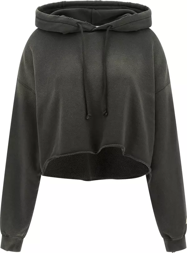 Gray Cotton Hoodie