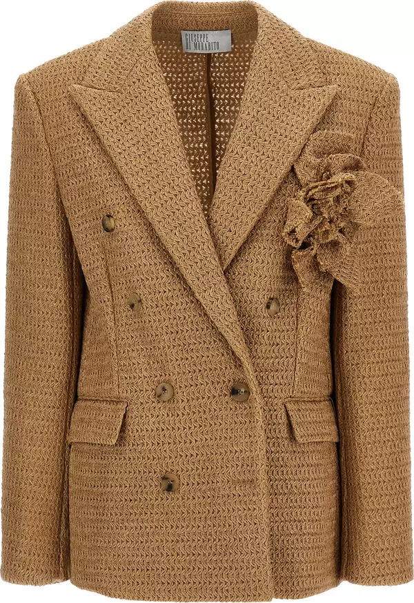 Beige Polyamide Blazer