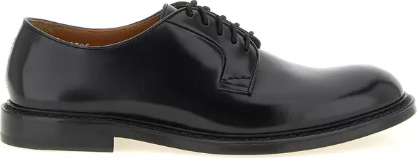 Black Calfskin Oxfords And Derbies
