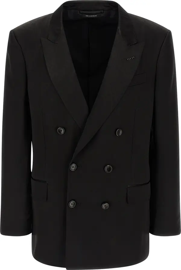 Black Viscose Blazer
