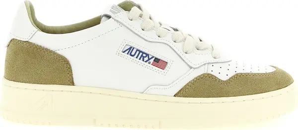 Bicolor Cowhide Low Top Sneakers