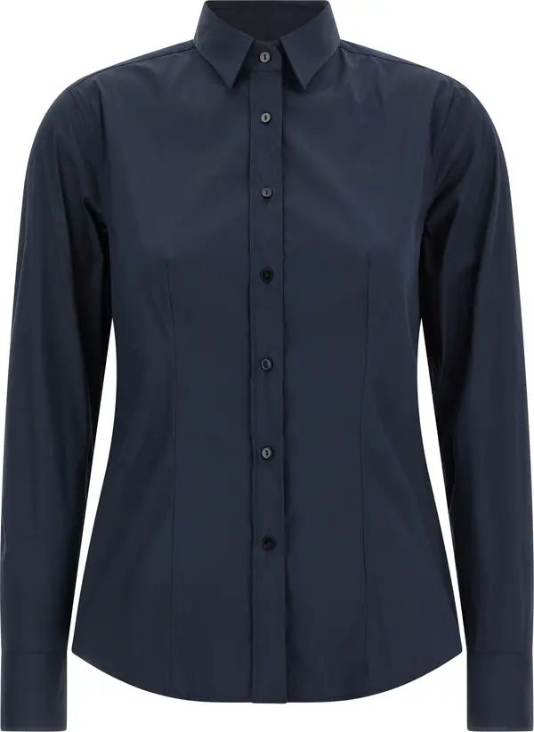 Blue Cotton Blouse