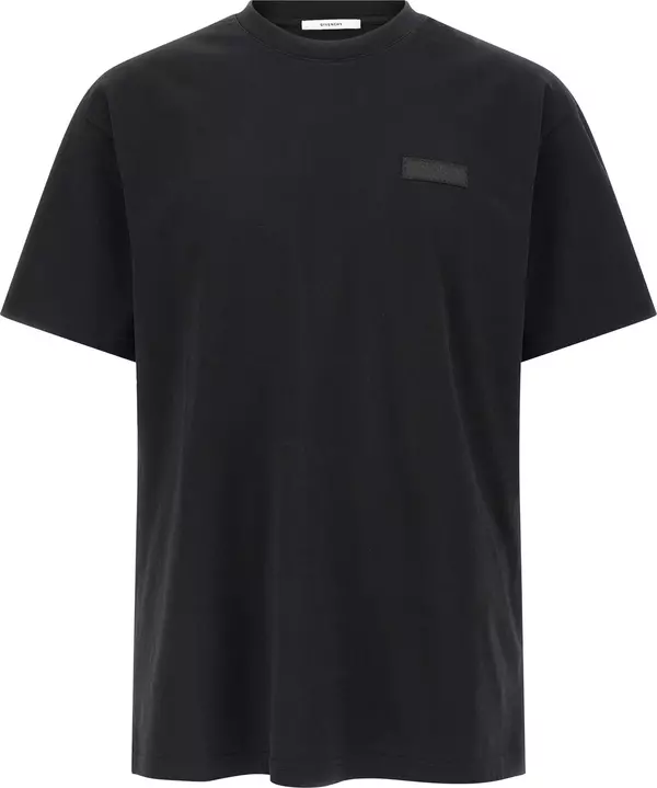 Black Cotton T-Shirt