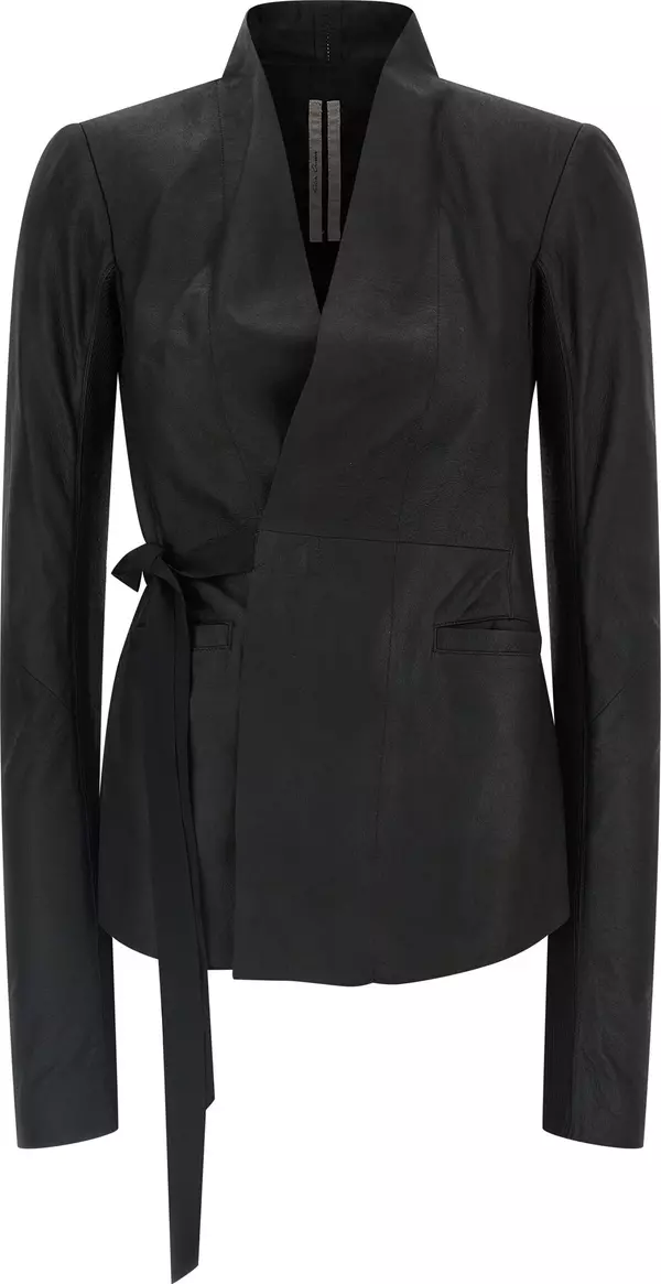 Black Lamb Leather Leather Jacket