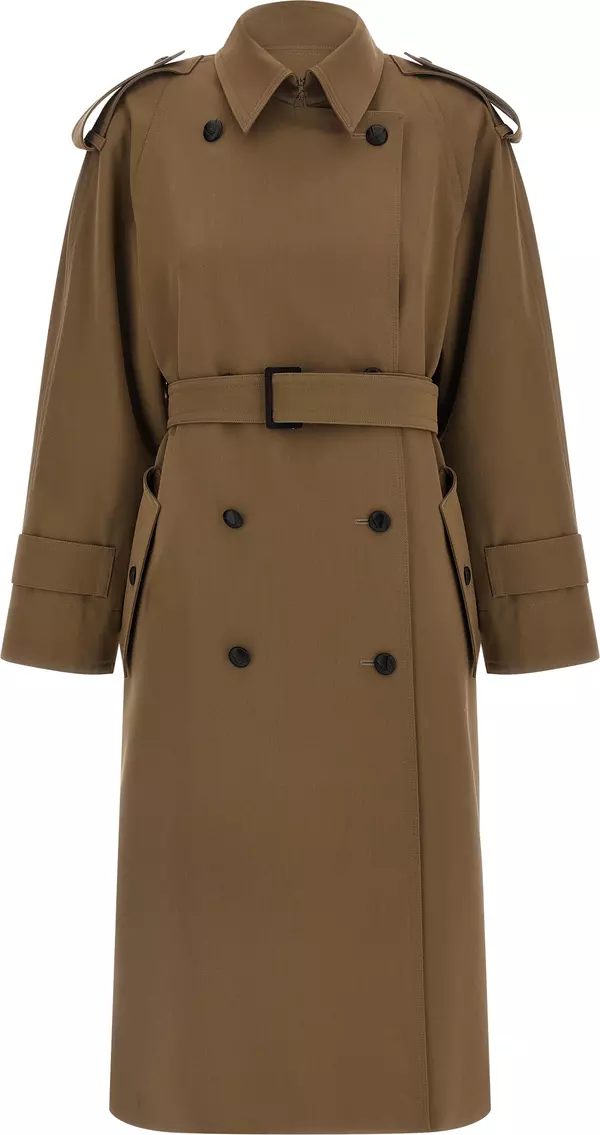 Brown Virgin Wool Coat