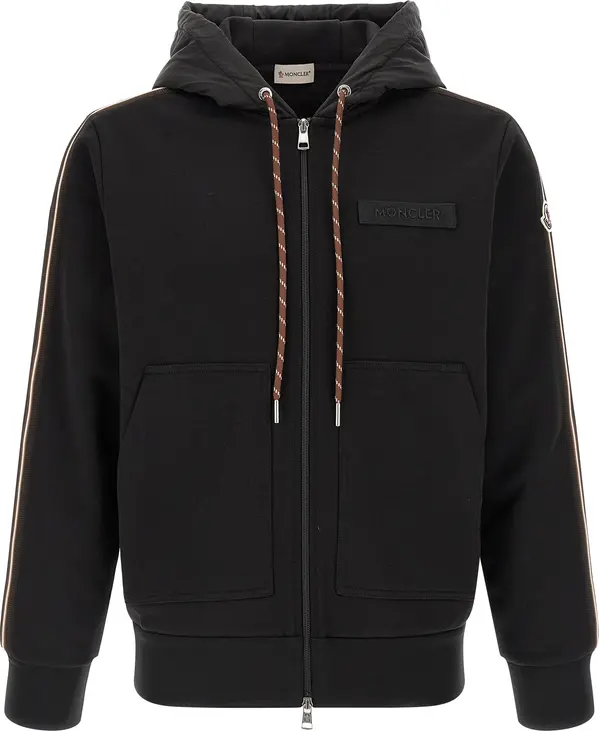 Black Polyamide Sweatshirt