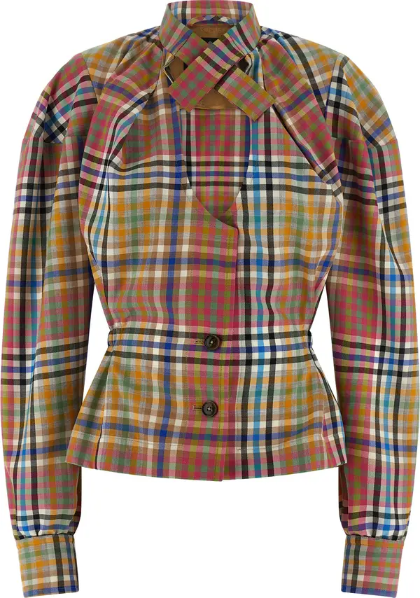 Multicolor Wool Blazer