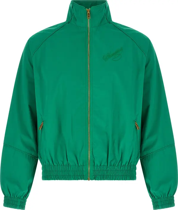 Bicolor Cotton Shell Jacket