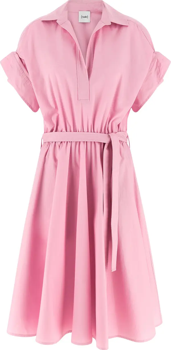 Multicolor Cotton Midi Dress