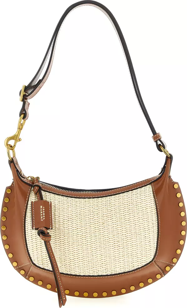Brown Calfskin Shoulder Bag