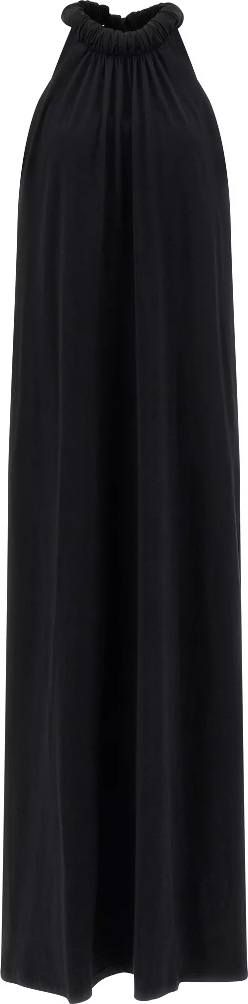 Black Cotton Long Dress