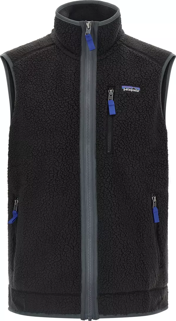 Black Polyester Sleeveless Jacket