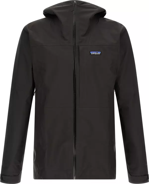 Black Polyester Shell Jacket
