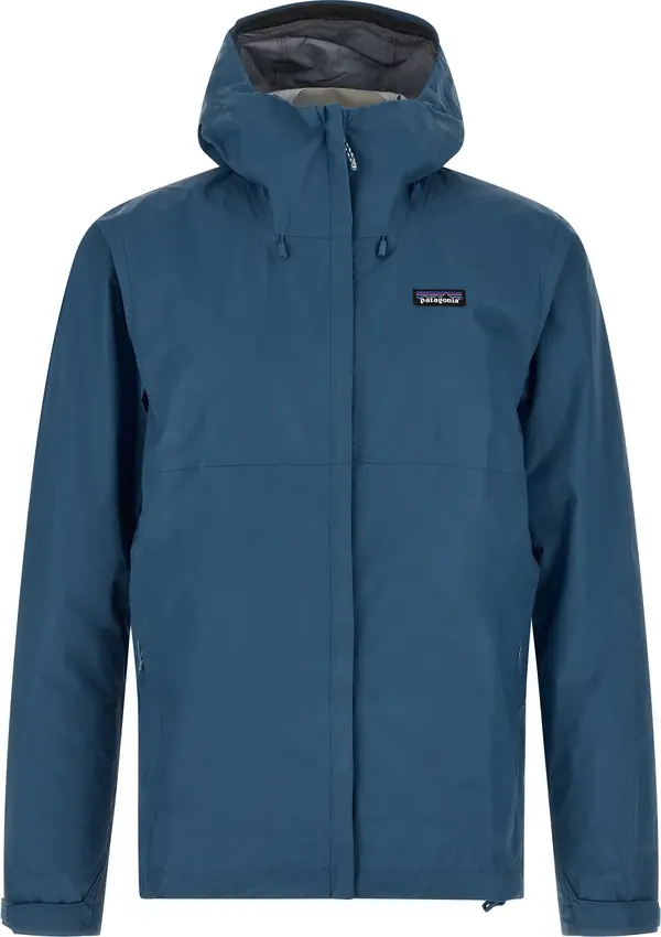 Blue Nylon Shell Jacket