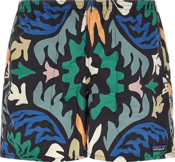 Multicolor Polyester Swim Shorts