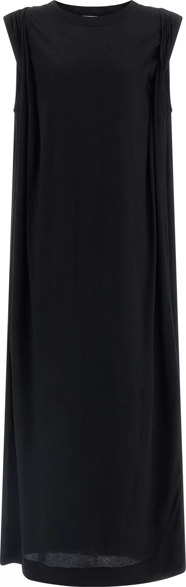 Black Cotton Long Dress