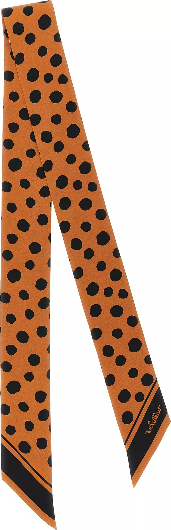 Brown Silk Foulard