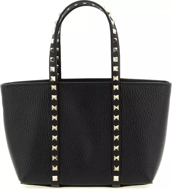 Black Calfskin Tote Bag